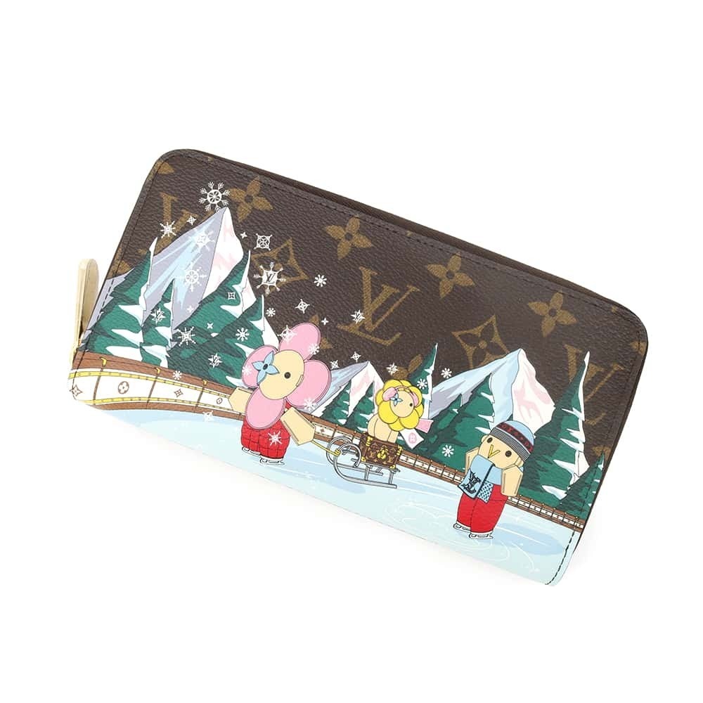 Louis Vuitton Monogram Zippy Wallet Vivienne Ice Skating